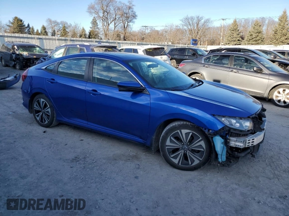 2017 Honda Civic Sedan EX-T with VIN 19XFC1F35HE213991, listed as a Copart auction lot 87197614 with 79,968 mi miles and Non Repairable. Bid and sale history available at carsss.com. Image 4.