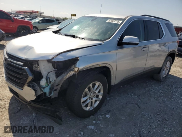 2019 Chevrolet Traverse LT Cloth with VIN 1GNEVGKW5KJ315852, listed as a Copart auction lot 52023575 with 58,725 mi miles and Salvage Title. Bid and sale history available at carsss.com. Image 1.