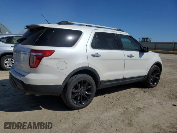 2015 Ford Explorer XLT with VIN 1FM5K8D84FGC25094, listed as a Copart auction lot 48217895 with 154,191 mi miles and Salvage Title. Bid and sale history available at carsss.com. Image 3.