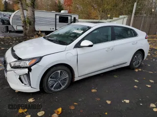 2021 Hyundai Ioniq Limited with VIN KMHCX5LD4MU248427, listed as a Copart auction lot 81107554 with 11,241 mi miles and Salvage Title. Bid and sale history available at DreamBid. Image 1.