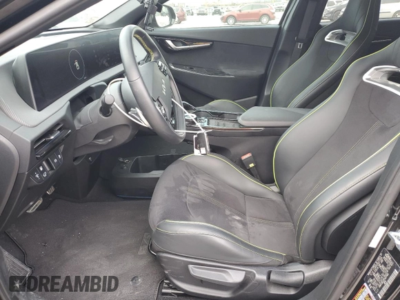 2023 Kia EV6 GT with VIN KNDC5DLE1P5127401, listed as a Copart auction lot 82055844 with 15,227 mi miles and Salvage Title. Bid and sale history available at carsss.com. Image 7.