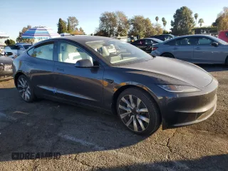 2025 Tesla Model 3 Long Range with VIN 5YJ3E1EA4SF887547, listed as a Copart auction lot 85526184 with 2,506 mi miles and Salvage title. Bid and sale history available at DreamBid. Image 4.