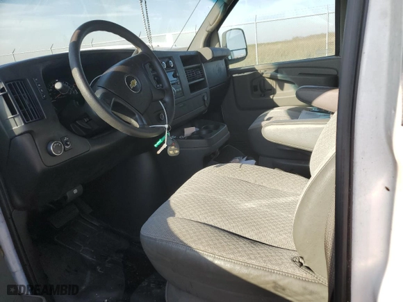 2011 Chevrolet Express Cargo Van with VIN 1GCSGAFX7B1175082, listed as a Copart auction lot 76302444 with 0 mi miles and Salvage Title. Bid and sale history available at carsss.com. Image 7.