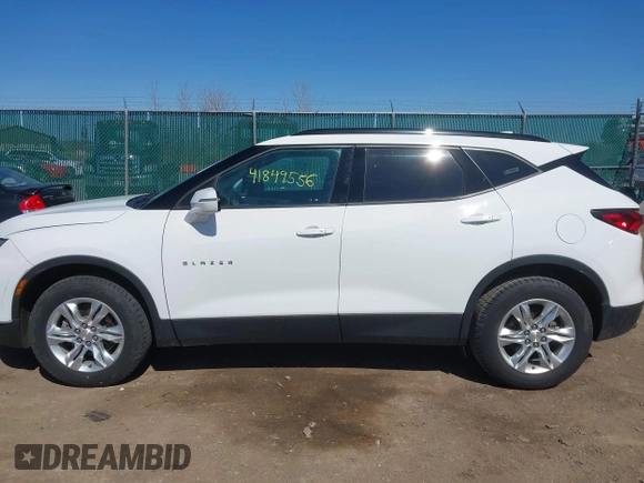 2022 Chevrolet Blazer LT with VIN 3GNKBHR43NS219954, listed as a IAAI auction lot 41849556 with 57,836 mi miles and . Bid and sale history available at DreamBid. Image 14.