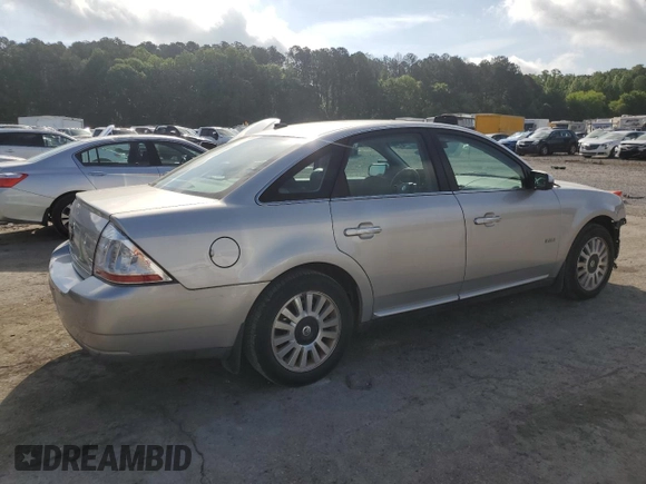 2008 Mercury Sable with VIN 1MEHM40W38G621379, listed as a Copart auction lot 54855085 with 107,443 mi miles and Salvage title. Bid and sale history available at DreamBid. Image 3.