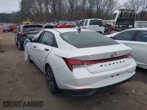 2023 Hyundai Elantra SEL with VIN 5NPLS4AG1PH086524, listed as a IAAI auction lot 41464619 with 57,682 mi miles and . Bid and sale history available at DreamBid. Image 3.