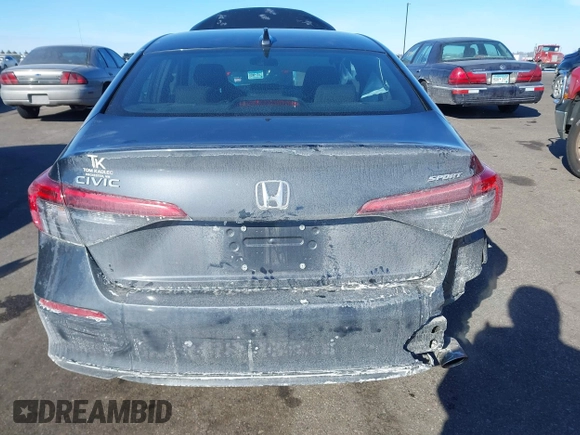 2024 Honda Civic Sport with VIN 2HGFE2F51RH553972, listed as a IAAI auction lot 41630597 with 10,706 mi miles and . Bid and sale history available at DreamBid. Image 16.