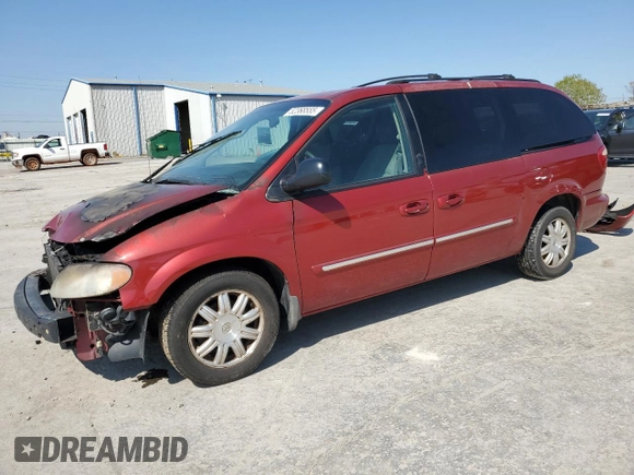 2007 Chrysler Town & Country LWB Touring with VIN 2A4GP54L37R321035, listed as a Copart auction lot 52368555 with 0 mi miles and Salvage Title. Bid and sale history available at carsss.com. Image 1.