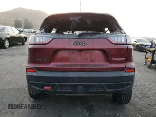 2019 Jeep Cherokee Trailhawk Elite with VIN 1C4PJMBX7KD472656, listed as a Copart auction lot 86366514 with 0 mi miles and Non Repairable. Bid and sale history available at carsss.com. Image 6.