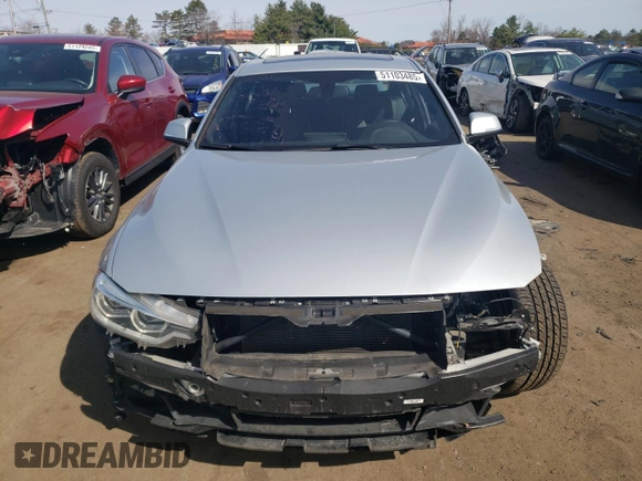 2017 BMW 3 Series 330i xDrive with VIN WBA8D9G30HNU63098, listed as a Copart auction lot 51103485 with 78,102 mi miles and Salvage Title. Bid and sale history available at carsss.com. Image 5.