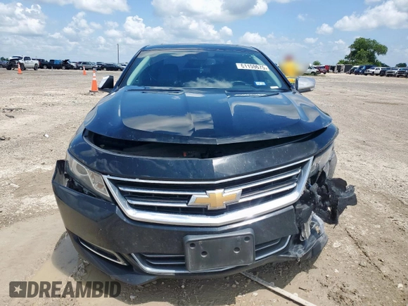 2016 Chevrolet Impala LTZ with VIN 2G1145S3XG9195675, listed as a Copart auction lot 61159675 with 110,183 mi miles and Salvage title. Bid and sale history available at DreamBid. Image 5.
