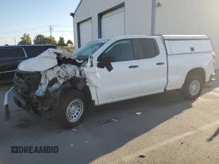 2022 Chevrolet Silverado 1500 Work Truck with VIN 1GCRDAED7NZ540770, listed as a Copart auction lot 74632704 with 69,567 mi miles and Salvage Title. Bid and sale history available at DreamBid. Image 1.