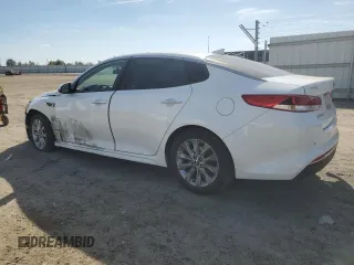 2018 Kia Optima S with VIN 5XXGT4L33JG258886, listed as a Copart auction lot 50762385 with 91,982 mi miles and Salvage title. Bid and sale history available at DreamBid. Image 2.