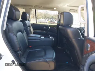 2018 Nissan Armada Platinum with VIN JN8AY2NE4J9735109, listed as a IAAI auction lot 41805637 with 186,219 mi miles. Bid and sale history available at carsss.com. Image 8.