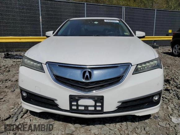 2015 Acura TLX V6 Advance with VIN 19UUB2F77FA014090, listed as a Copart auction lot 53686835 with 194,533 mi miles and Salvage Title. Bid and sale history available at carsss.com. Image 5.