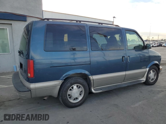 2002 Chevrolet Astro with VIN 1GNDM19X22B145342, listed as a Copart auction lot 43203415 with 212,976 mi miles and Salvage Title. Bid and sale history available at carsss.com. Image 3.