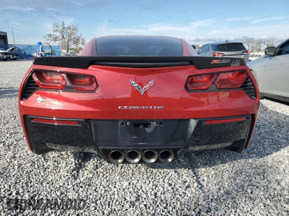 2014 Chevrolet Corvette Z51 2LT with VIN 1G1YK2D70E5134011, listed as a Copart auction lot 89138345 with 52,973 mi miles and Salvage title. Bid and sale history available at DreamBid. Image 6.