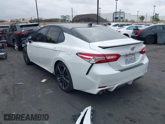 2020 Toyota Camry XSE with VIN 4T1K61AK3LU368467, listed as a IAAI auction lot 42168601 with 78,907 mi miles and . Bid and sale history available at DreamBid. Image 3.