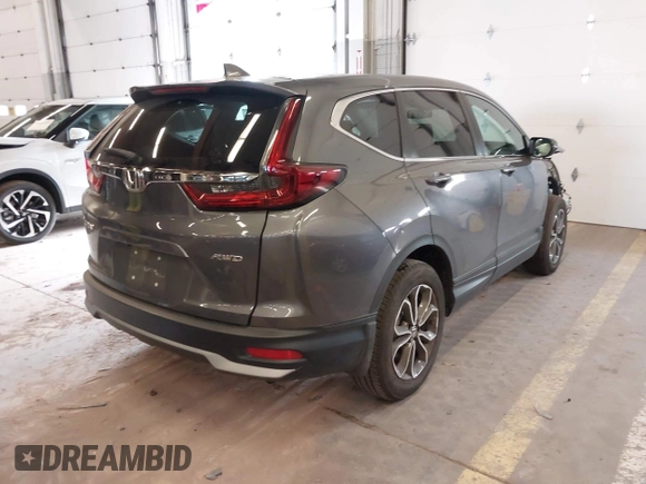 2022 Honda CR-V EX-L with VIN 2HKRW2H89NH642061, listed as a IAAI auction lot 42013941 with 20,029 mi miles. Bid and sale history available at carsss.com. Image 4.