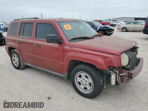 2009 Jeep Patriot Sport z VIN 1J4FT28A49D122175, wystawiony jako Copart lot #51518055 z przebiegiem 127 815 mil mil oraz Szkoda całkowita • Salvage title. Historia ofert i sprzedaży dostępna na DreamBid. Obrazek 4.