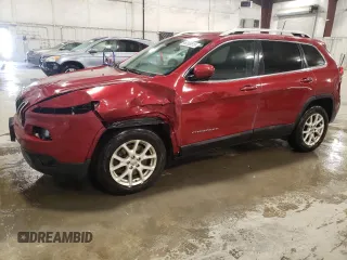 2016 Jeep Cherokee Latitude with VIN 1C4PJMCS9GW311028, listed as a Copart auction lot 48293615 with 126,051 mi miles and Salvage Title. Bid and sale history available at carsss.com. Image 1.