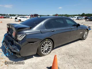 2015 BMW 7 Series 740Li xDrive with VIN WBAYF4C58FGS99363, listed as a Copart auction lot 69837154 with 115,101 mi miles and Salvage Title. Bid and sale history available at carsss.com. Image 3.