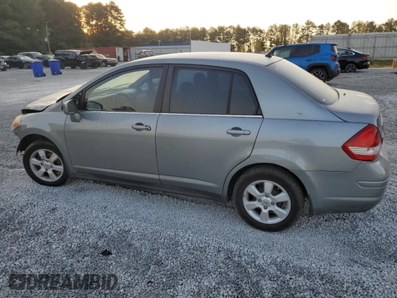 2007 Nissan Versa 1.8 SL with VIN 3N1BC11E67L420328, listed as a Copart auction lot 75806654 with 0 mi miles and Salvage Title. Bid and sale history available at carsss.com. Image 2.