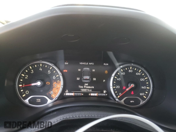 2017 Jeep Renegade Limited with VIN ZACCJADB2HPE38679, listed as a Copart auction lot 57443765 with 190,674 mi miles and Salvage title. Bid and sale history available at DreamBid. Image 9.
