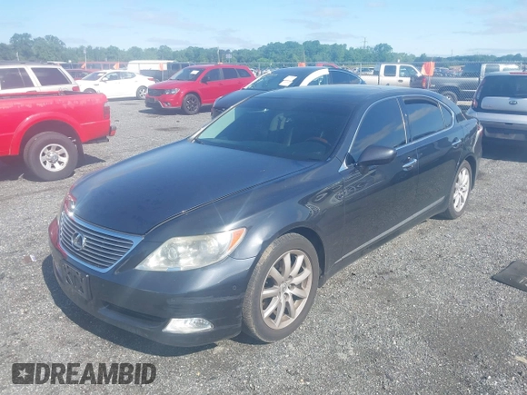 2007 Lexus LS 460 L with VIN JTHGL46F375009134, listed as a IAAI auction lot 42298378 with 131,292 mi miles and . Bid and sale history available at DreamBid. Image 2.