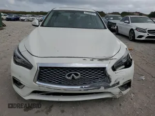 2023 Infiniti Q50 Luxe with VIN JN1EV7BP7PM512581, listed as a Copart auction lot 47835075 with 22,864 mi miles and Salvage Title. Bid and sale history available at DreamBid. Image 5.