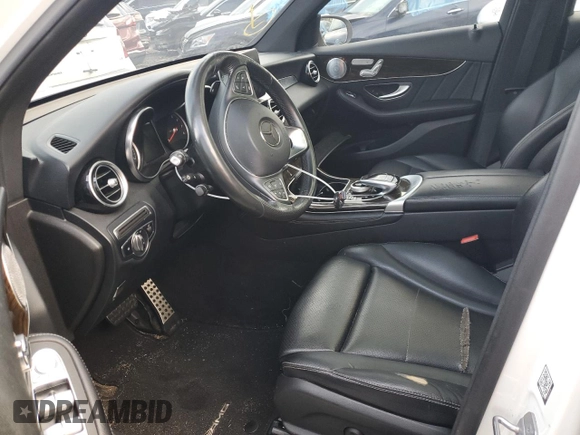 2018 Mercedes-Benz GLC with VIN WDC0G4KBXJV065793, listed as a Copart auction lot 72727284 with 82,360 mi miles and Salvage Title. Bid and sale history available at carsss.com. Image 7.