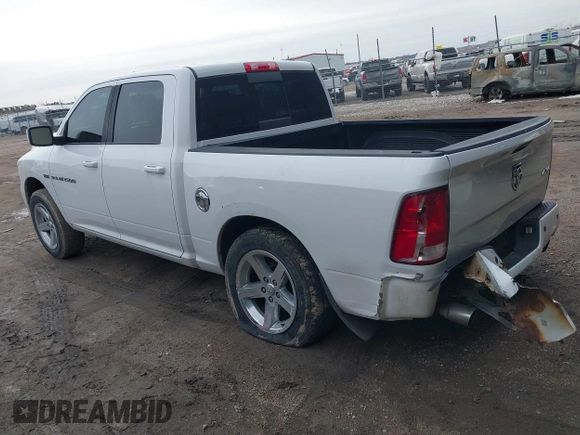 2011 Ram 1500 Big Horn with VIN 1D7RV1CT8BS651314, listed as a IAAI auction lot 41842337 with 139,345 mi miles and . Bid and sale history available at DreamBid. Image 3.