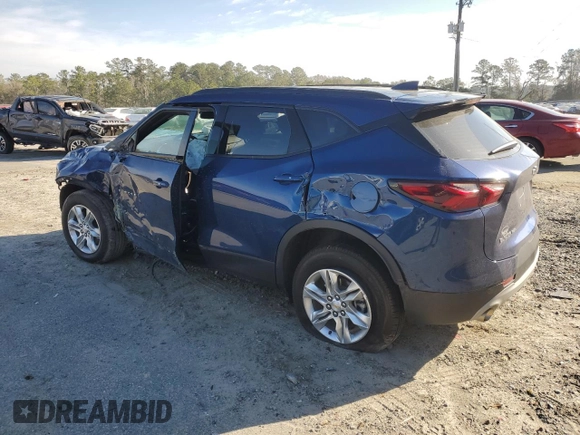 2022 Chevrolet Blazer LT with VIN 3GNKBHR40NS197220, listed as a Copart auction lot 48719685 with 31,199 mi miles and Salvage title. Bid and sale history available at DreamBid. Image 2.