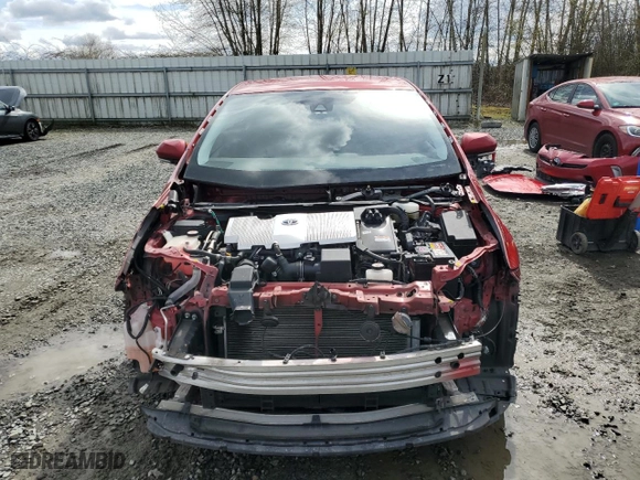 2019 Toyota Prius LE with VIN JTDL9RFU9K3011646, listed as a Copart auction lot 51190575 with 55,982 mi miles and Salvage Title. Bid and sale history available at carsss.com. Image 5.