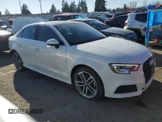 2018 Audi A3 Sedan Premium Plus with VIN WAUJ8GFF3J1052636, listed as a Copart auction lot 46314934 with 44,606 mi miles. Bid and sale history available at carsss.com. Image 4.
