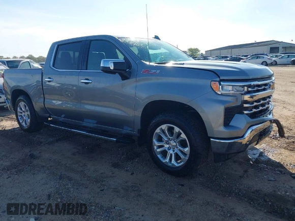 2024 Chevrolet Silverado 1500 LTZ with VIN 1GCUDGE84RZ309881, listed as a IAAI auction lot 41837654 with 8,873 mi miles and . Bid and sale history available at DreamBid. Image 1.