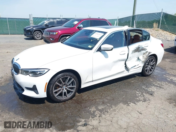 2019 BMW 3 Series 330i xDrive with VIN WBA5R7C54KAJ79214, listed as a IAAI auction lot 42001361 with 103,265 mi miles. Bid and sale history available at carsss.com. Image 19.