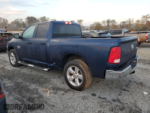 2021 Ram 1500 Tradesman with VIN 1C6RR7FG4MS523565, listed as a Copart auction lot 73633484 with 34,749 mi miles and Salvage title. Bid and sale history available at DreamBid. Image 2.