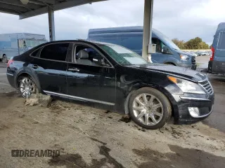 2012 Hyundai Equus Signature z VIN KMHGH4JH4CU056843, wystawiony jako Copart lot #48989495 z przebiegiem 87 458 mil mil oraz Szkoda całkowita • Salvage title. Historia ofert i sprzedaży dostępna na DreamBid. Obrazek 4.