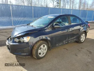 2015 Chevrolet Sonic LT with VIN 1G1JC5SH8F4207418, listed as a Copart auction lot 47727705 with 132,784 mi miles and Salvage title. Bid and sale history available at DreamBid. Image 1.