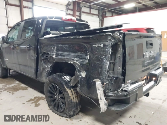 2022 GMC Canyon 4WD Elevation with VIN 1GTG6CEN6N1249763, listed as a IAAI auction lot 41578584 with 28,310 mi miles and . Bid and sale history available at DreamBid. Image 6.