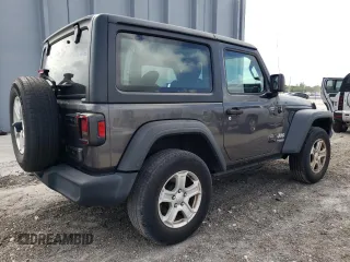 2020 Jeep Wrangler Sport with VIN 1C4GJXAG7LW274054, listed as a Copart auction lot 59922124 with 39,652 mi miles and Salvage title. Bid and sale history available at DreamBid. Image 3.