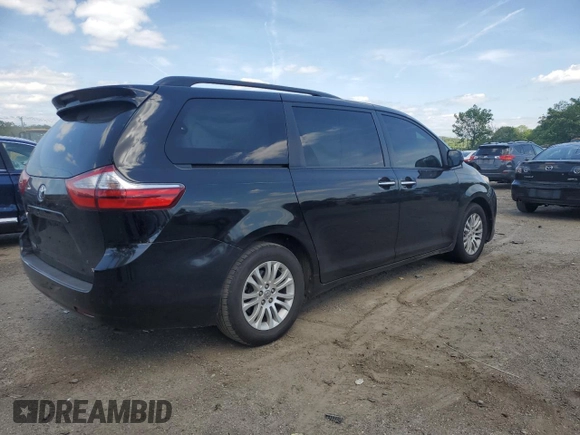 2017 Toyota Sienna XLE Auto Access Seat with VIN 5TDYZ3DC3HS782169, listed as a Copart auction lot 57553375 with 133,679 mi miles and Salvage title. Bid and sale history available at DreamBid. Image 3.