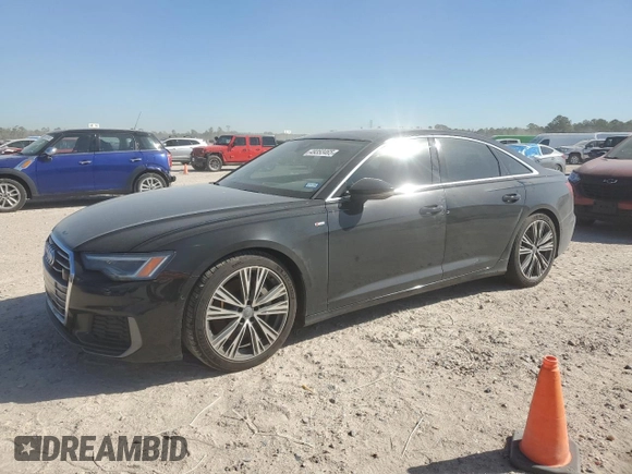2019 Audi A6 Premium Plus with VIN WAUL2AF27KN022117, listed as a Copart auction lot 49353465 with 91,613 mi miles and Clean Title. Bid and sale history available at carsss.com. Image 1.