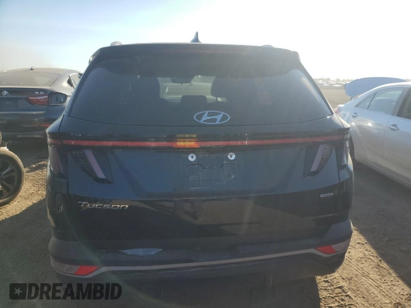 2022 Hyundai Tucson SEL with VIN 5NMJBCAE9NH137827, listed as a Copart auction lot 76742814 with 22,137 mi miles and Salvage Title. Bid and sale history available at carsss.com. Image 6.