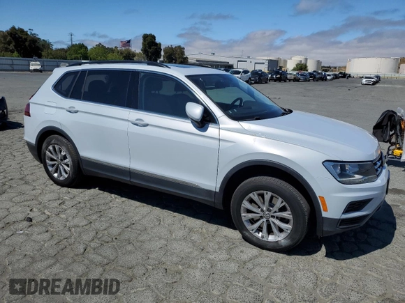 2018 Volkswagen Tiguan SEL with VIN 3VV2B7AX9JM115414, listed as a Copart auction lot 65432185 with 46,251 mi miles and Salvage title. Bid and sale history available at DreamBid. Image 4.