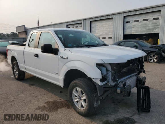 2017 Ford F-150 XL with VIN 1FTEX1EP5HFB04005, listed as a Copart auction lot 58965345 with 49,400 mi miles and Salvage title. Bid and sale history available at DreamBid. Image 4.