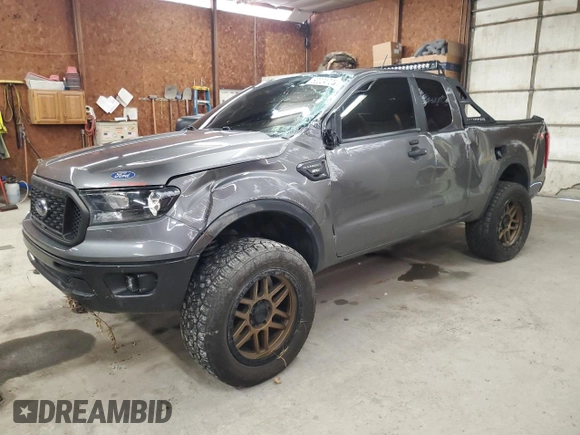 2021 Ford Ranger XL with VIN 1FTER1FH3MLD22019, listed as a Copart auction lot 60024705 with 64,791 mi miles and Salvage title. Bid and sale history available at DreamBid. Image 1.