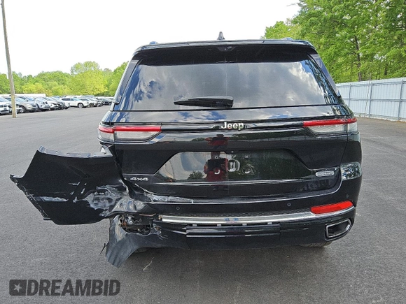 2022 Jeep Grand Cherokee Overland with VIN 1C4RJHDG6N8605367, listed as a Copart auction lot 54535385 with 75,040 mi miles and Clean title. Bid and sale history available at DreamBid. Image 6.