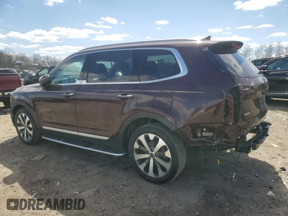2021 Kia Telluride S z VIN 5XYP6DHCXMG166481, wystawiony jako Copart lot #50347045 z przebiegiem 38 728 mil mil oraz Szkoda całkowita • Salvage title. Historia ofert i sprzedaży dostępna na DreamBid. Obrazek 2.
